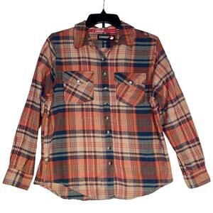 Canada Weather Gear Flannel Button Up Plaid